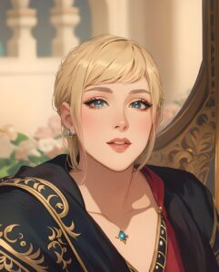AI's rather more flattering 'fairy' image of me as a very young elfish character